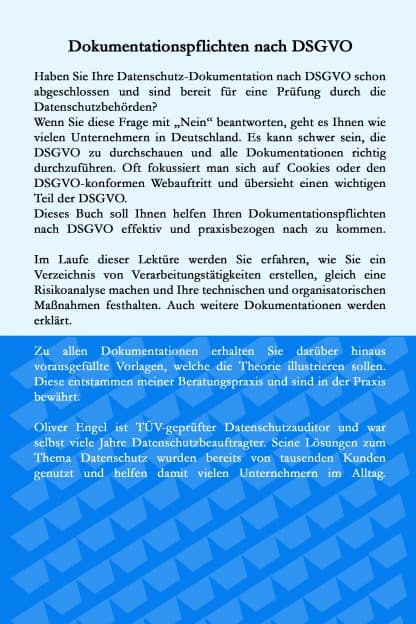 Dokumentationspflichten nach DSGVO - Taschenbuch – Bild 3